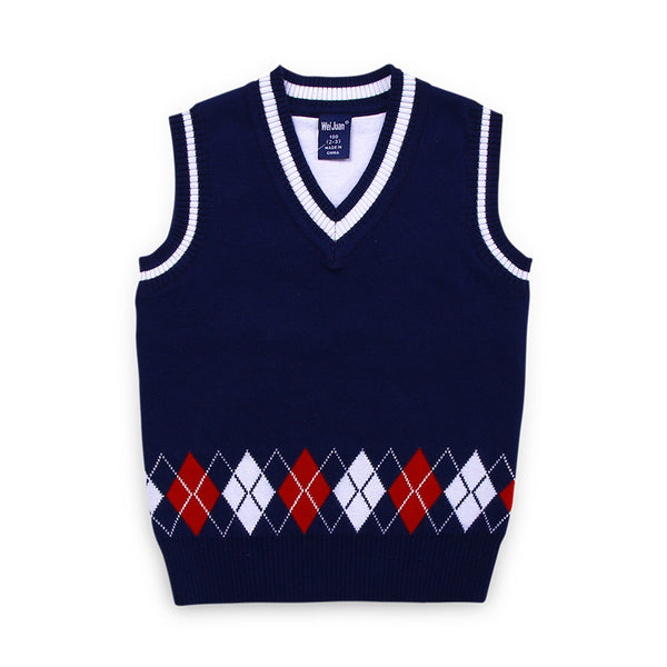 Children's vest knitting