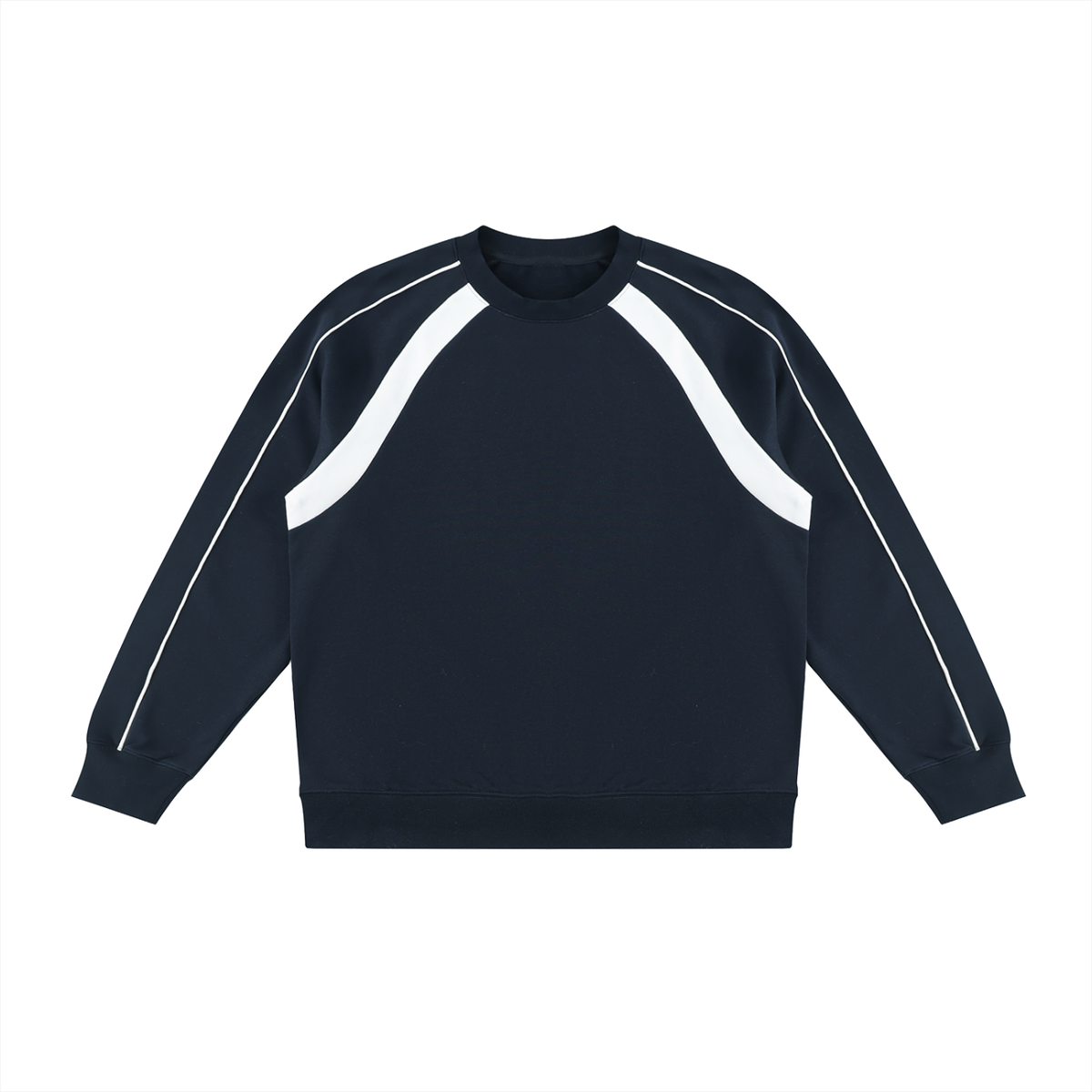 Unisex Color Block Crewneck Sweatshirt