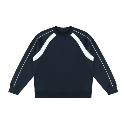 Unisex Color Block Crewneck Sweatshirt