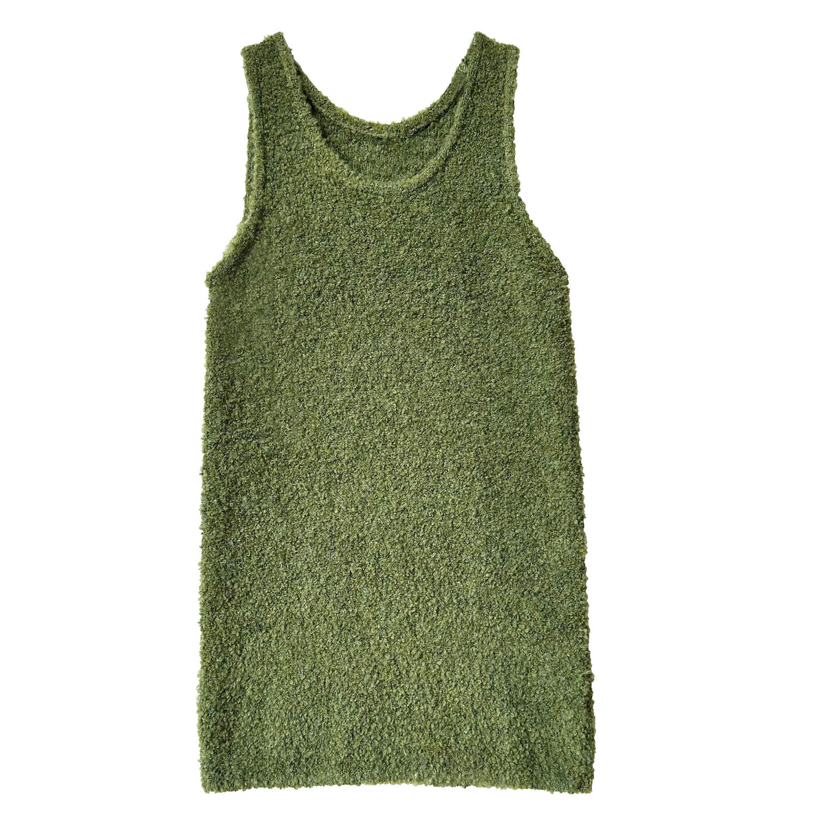 Layered Wool Knit Sweater Dress