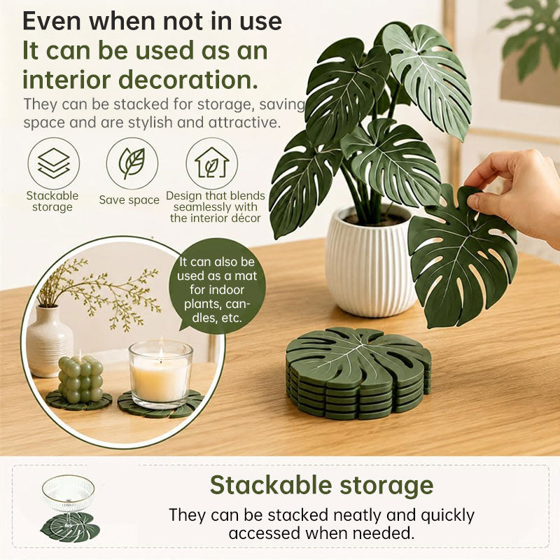 Monstera Leaf 3D Printed Coasters