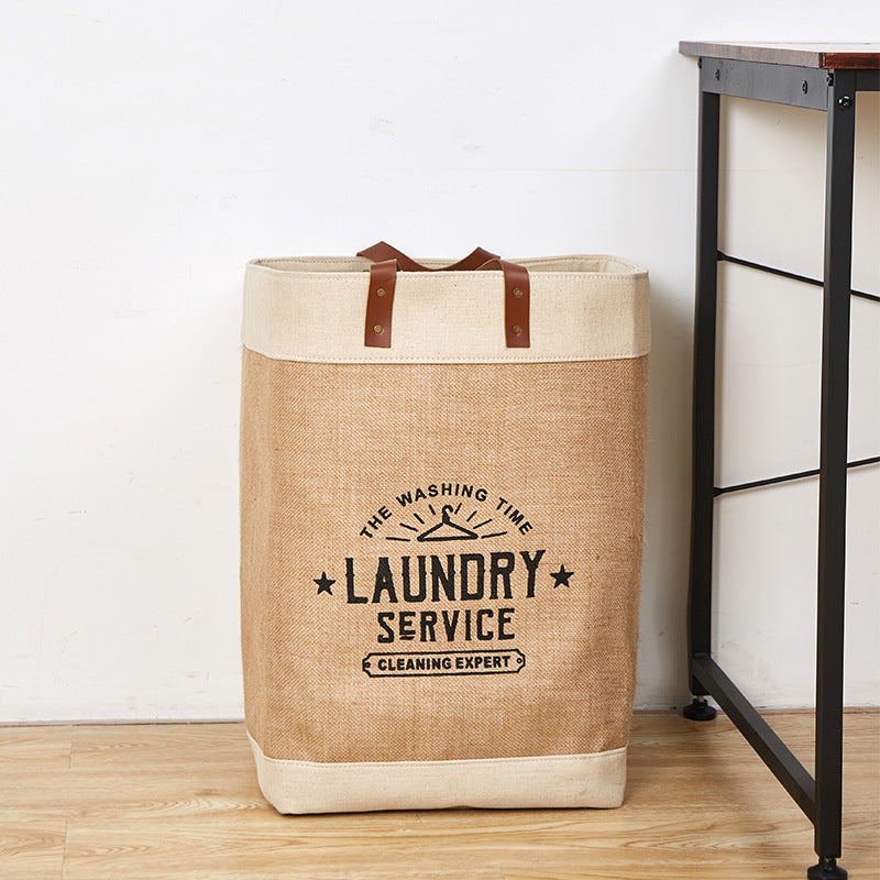 Jute Fabric Shopping Bag Moisture Proof Large