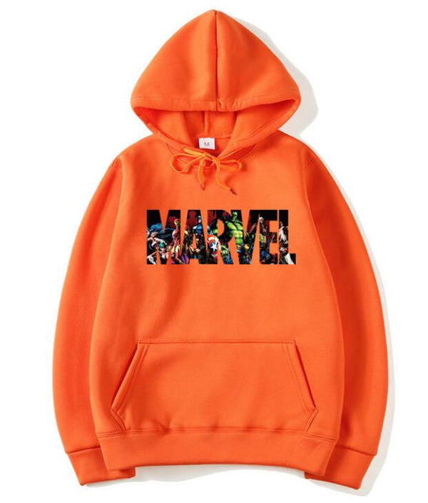 Men's Marvel Print Hoodie