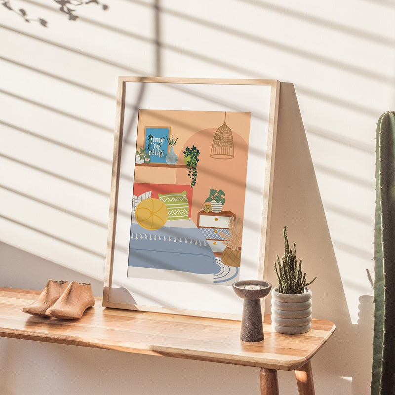 COSY BEDROOM PRINT