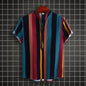 Men's Stand Collar Striped Cotton-linen Shirt