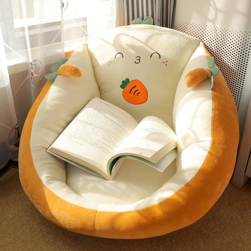 Ground smooth fabric Stool
