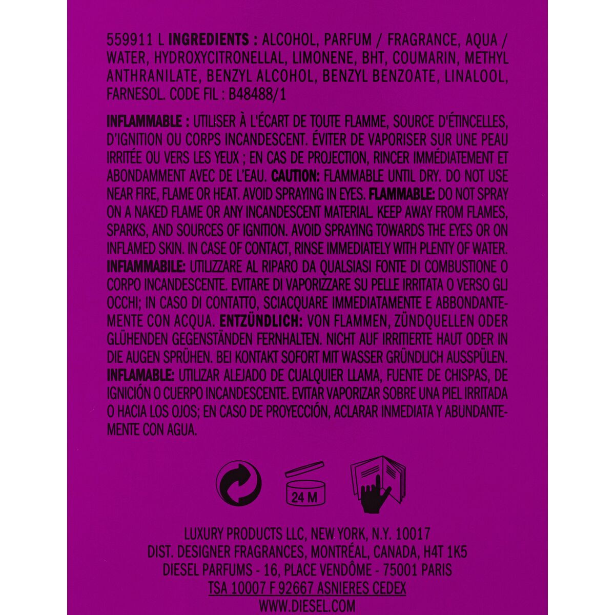 Women's Perfume Diesel 19810 EDP 50 ml