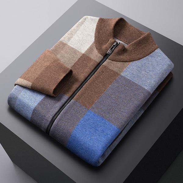 Mens Striped Knitted Cardigan - Stuffs & Savers