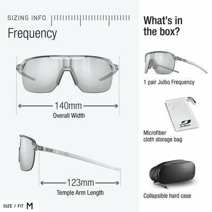 Sunglasses Julbo FREQUENCY REACTIV 0-3 HC Blue Black