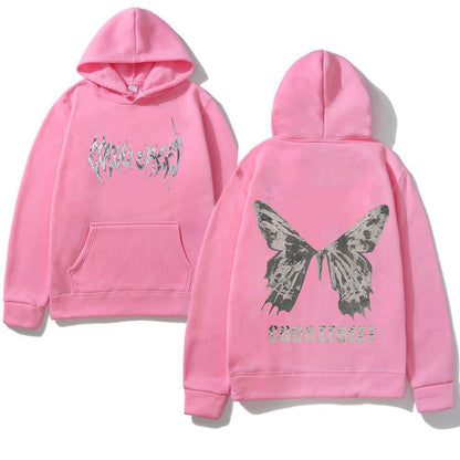 Hip Hop Butterfly Hoodie Streetwear