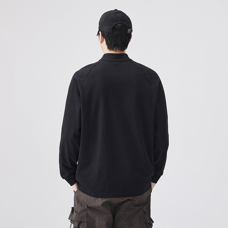 Men's Stand Collar Sweatshirt