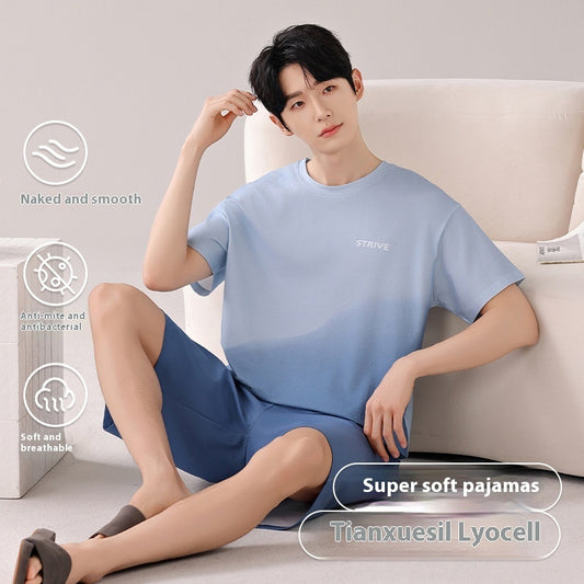 Men's Silk Pyjama Set