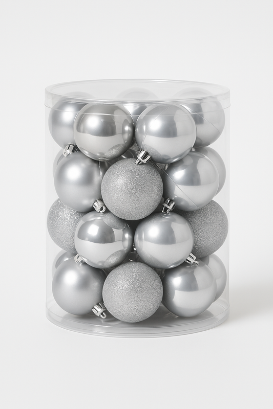 Boules de Noël Festive Feeling 6 cm – Lot de 20