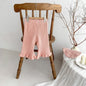 Girls Candy Color Knitted Bell-bottom Pants
