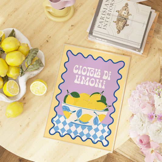 CIOTOLA DI LIMONI PRINT