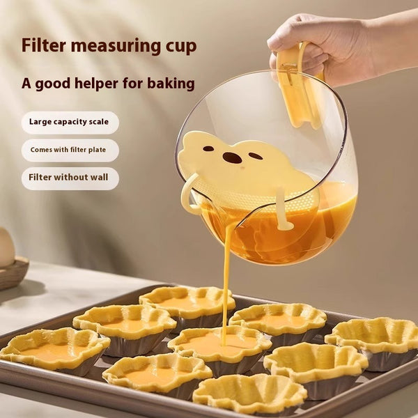 Cartoon Measuring Cup with Egg Beater