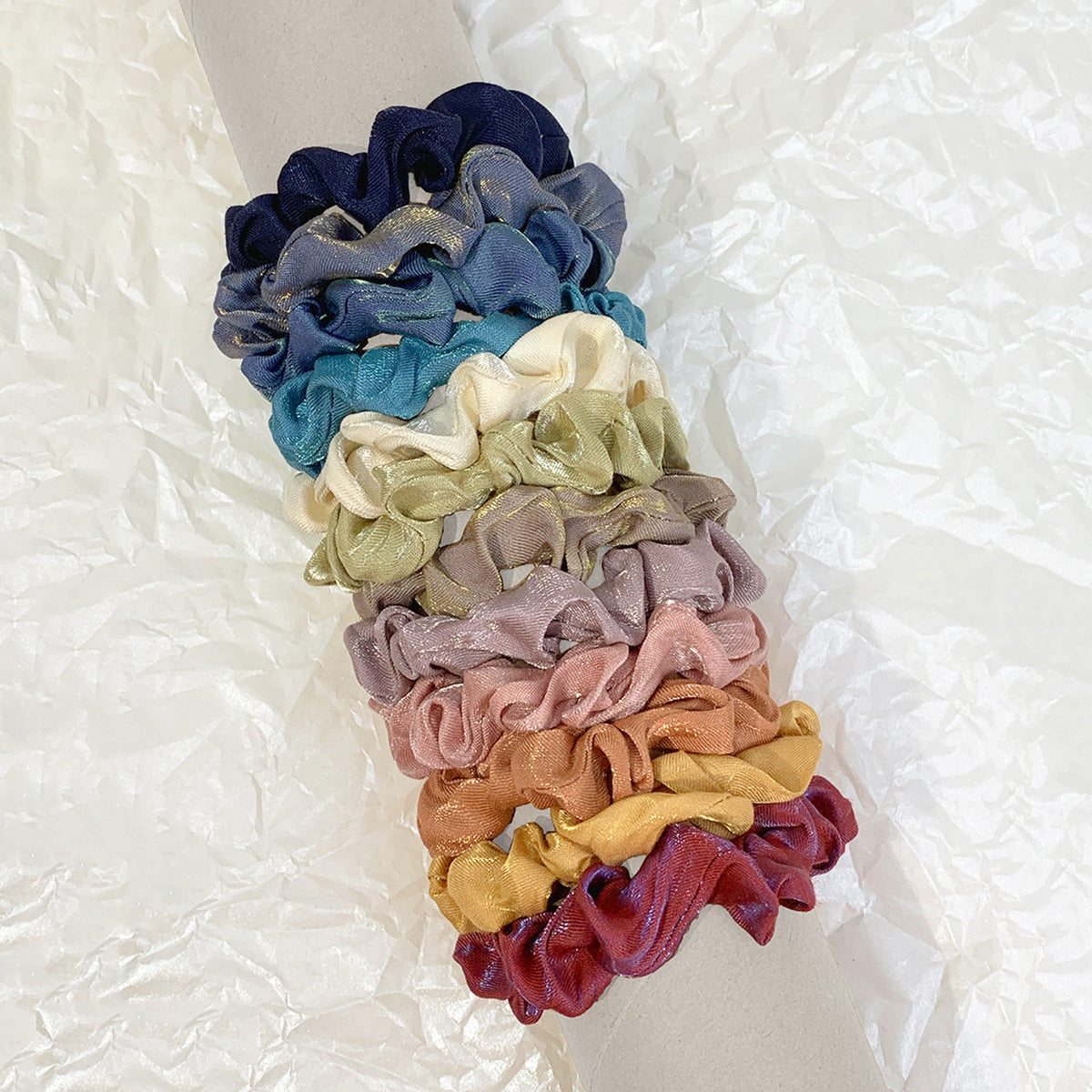 Womens Fabric Large Intestine Hair Ring