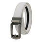 Men's automatic buckle two-layer cowhide leather belt ﻿