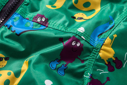 Windproof Children's Hooded Jacket