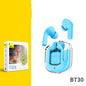 Nouveaux mini écouteurs Bluetooth sans fil transparents avec affichage numérique et réduction de bruit ENC, véritablement sans fil pour le sport et la musique