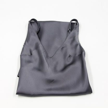 Silk suspender skirt