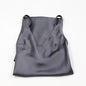 Silk suspender skirt