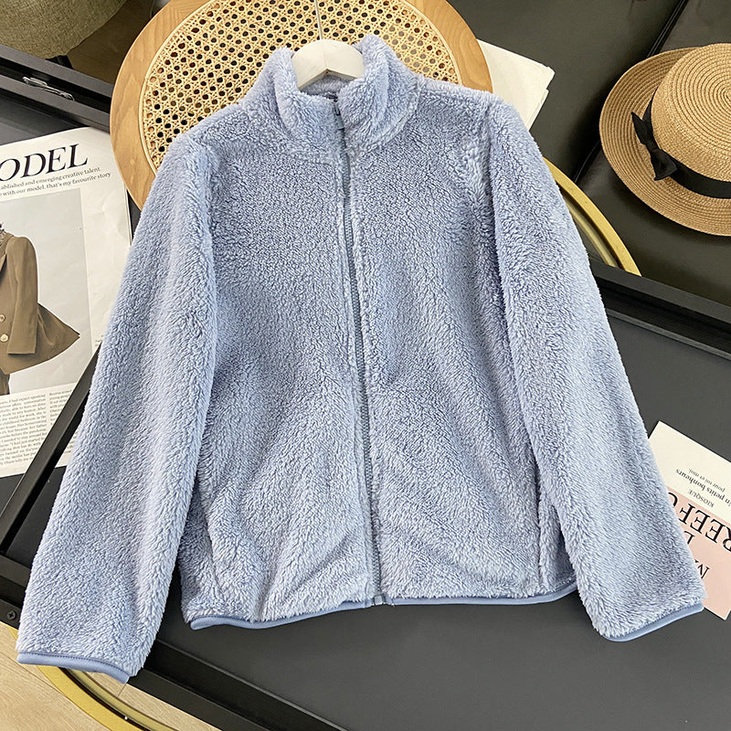 Women's Long Fleece full zip Cardigan
