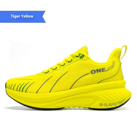 Chaussures de course professionnelles, plateforme amortissante, respirantes pour hommes