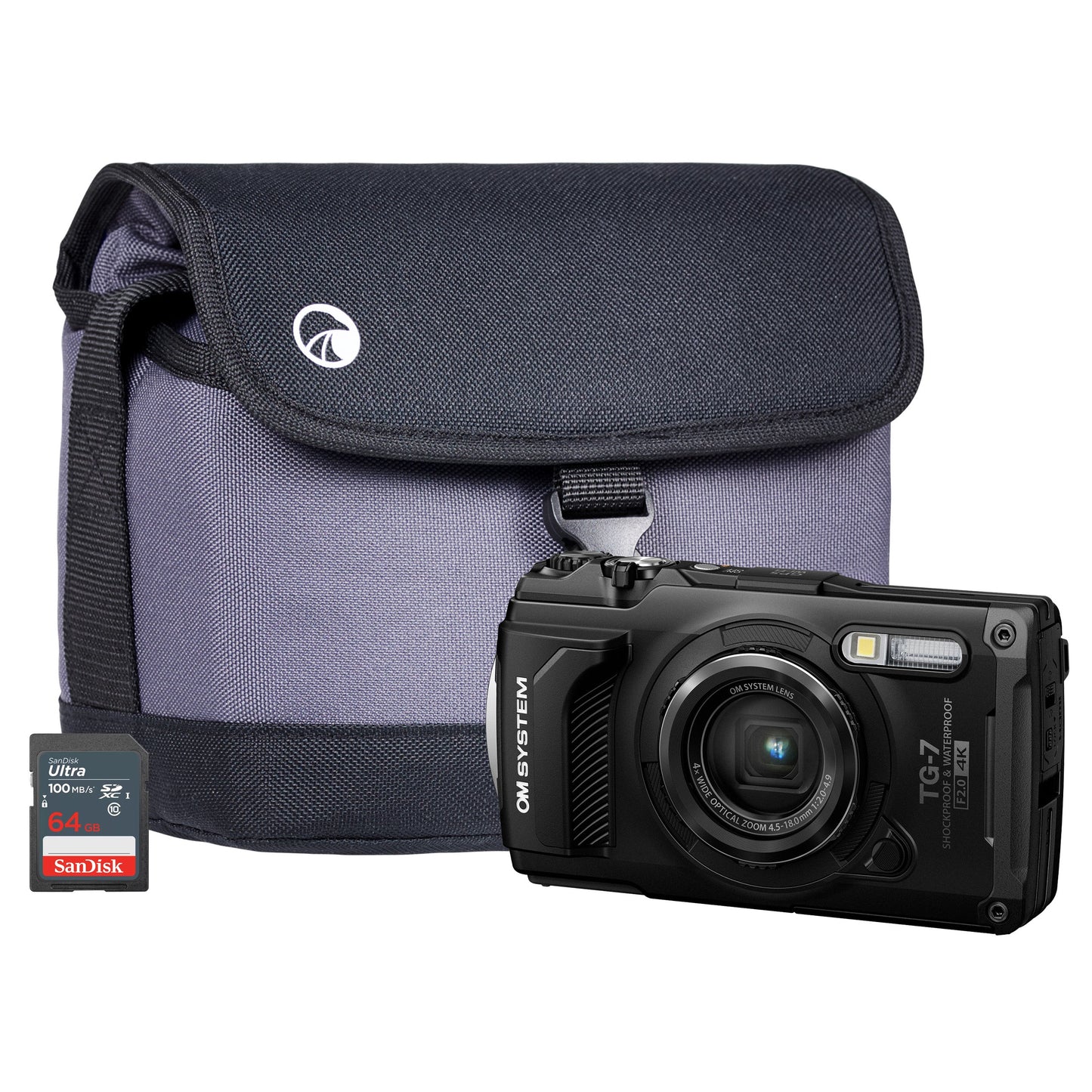 OM System TG-7 12MP 4x Zoom Tough Compact Camera