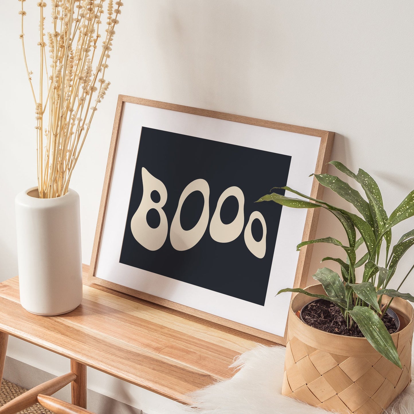 BOO BLACK PRINT
