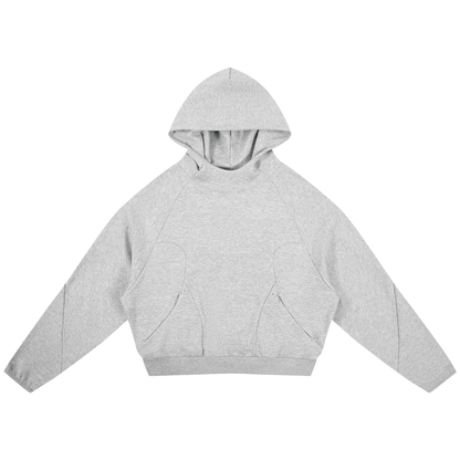 Curved Panel Raglan Hoodie 350GSM