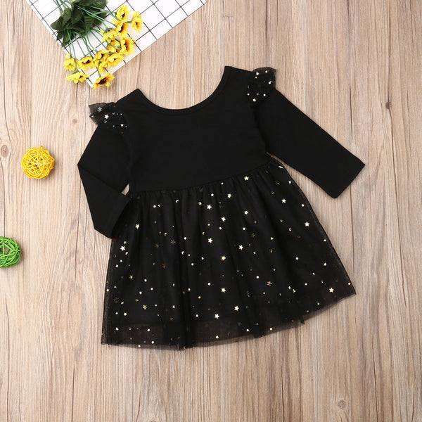 Bronzing mesh children's dress - Stuffs & Savers