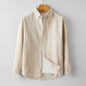 Men's Cotton Linen Long Sleeve Shirt