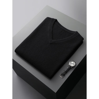 V-Neck Sleeveless Knitted Wool Sweater