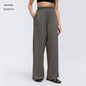 Drawstring Casual Wide-leg Pants