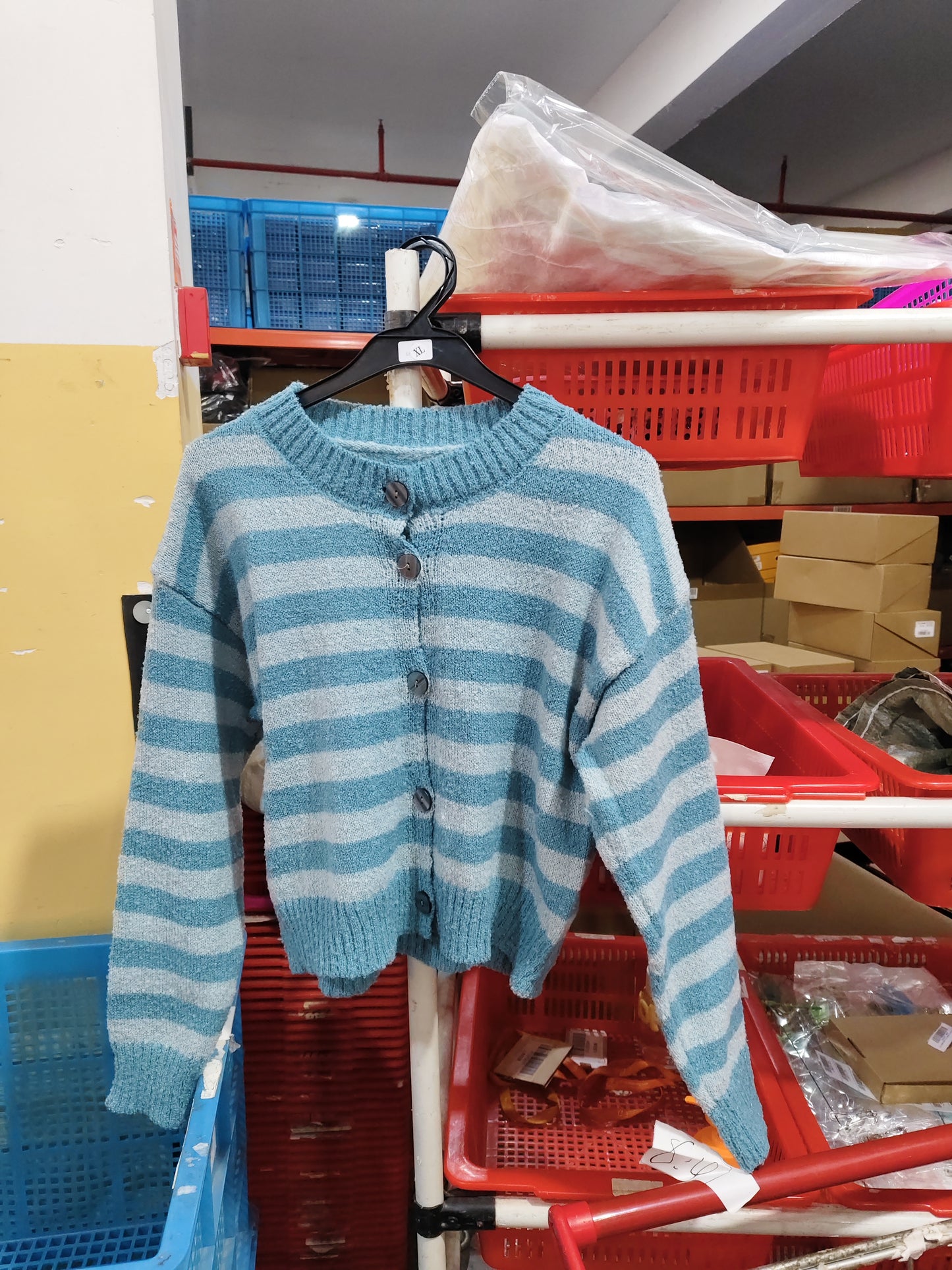 Chewy Ring-knit Yarn Niche Design Short Cardigan Top