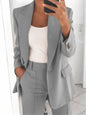Womens Long-sleeved Lapel suit