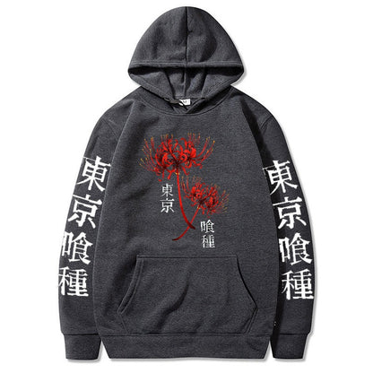 Velvet Thickened anime Trendy Pullover hoodies
