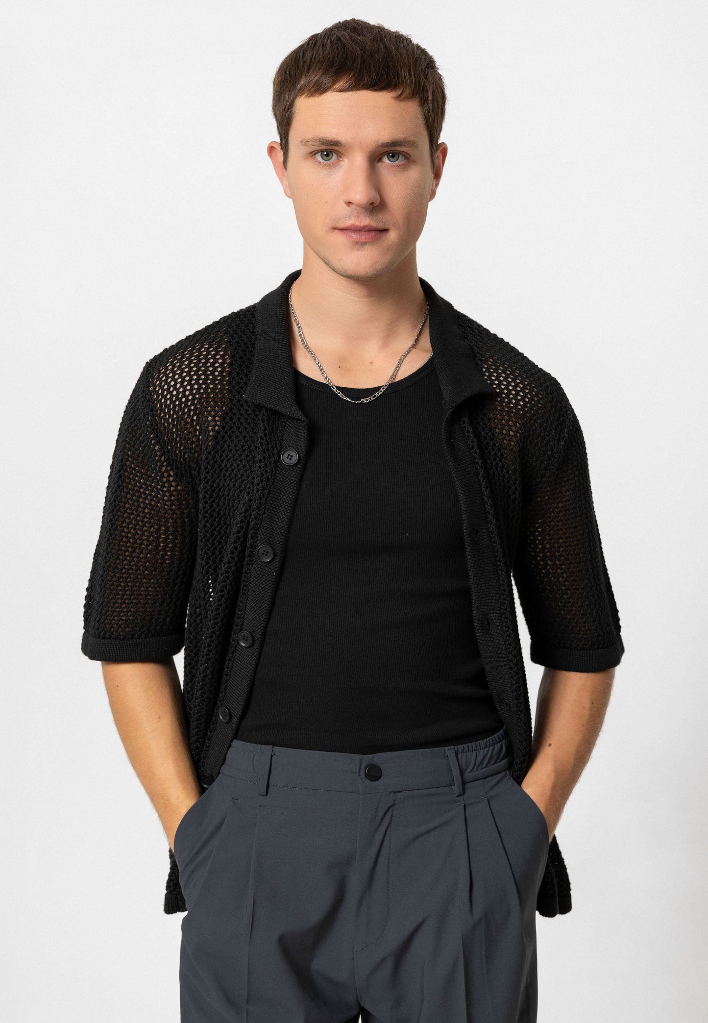 Short sleeve CARDIGAN