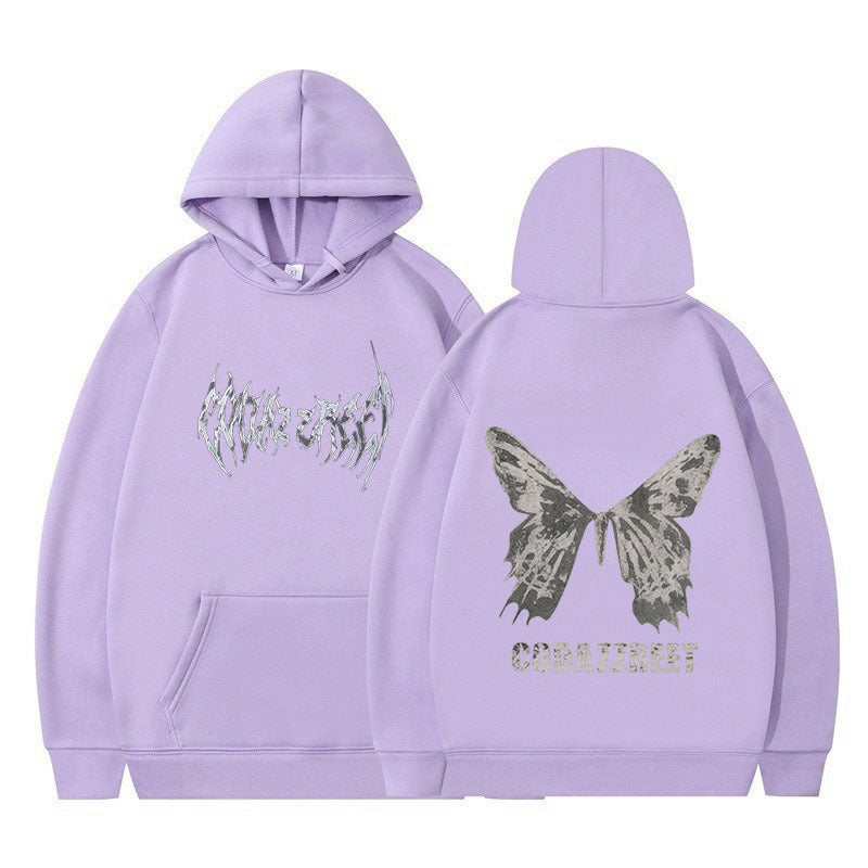 Hip Hop Butterfly Hoodie Streetwear