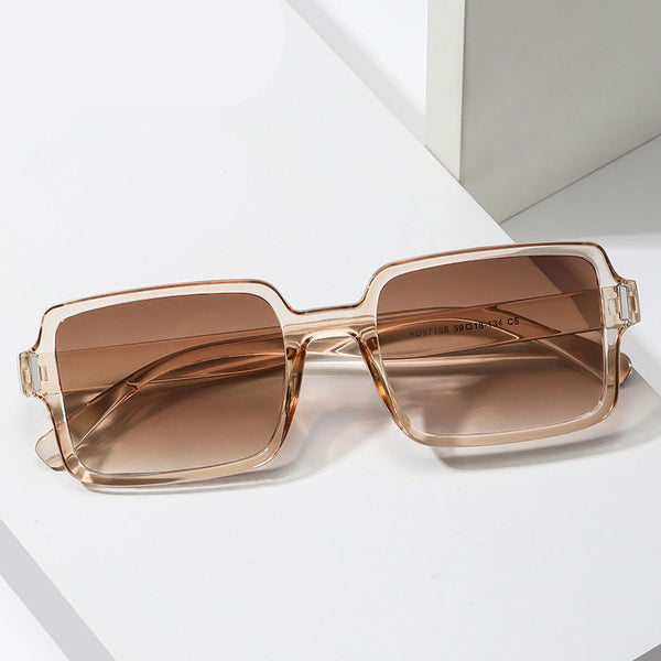 Lunettes de soleil carrées simples et tendance