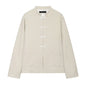 Buckled stand up collar long sleeved jacket for women
