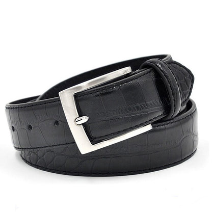 Men's Pu leather pin buckle belts