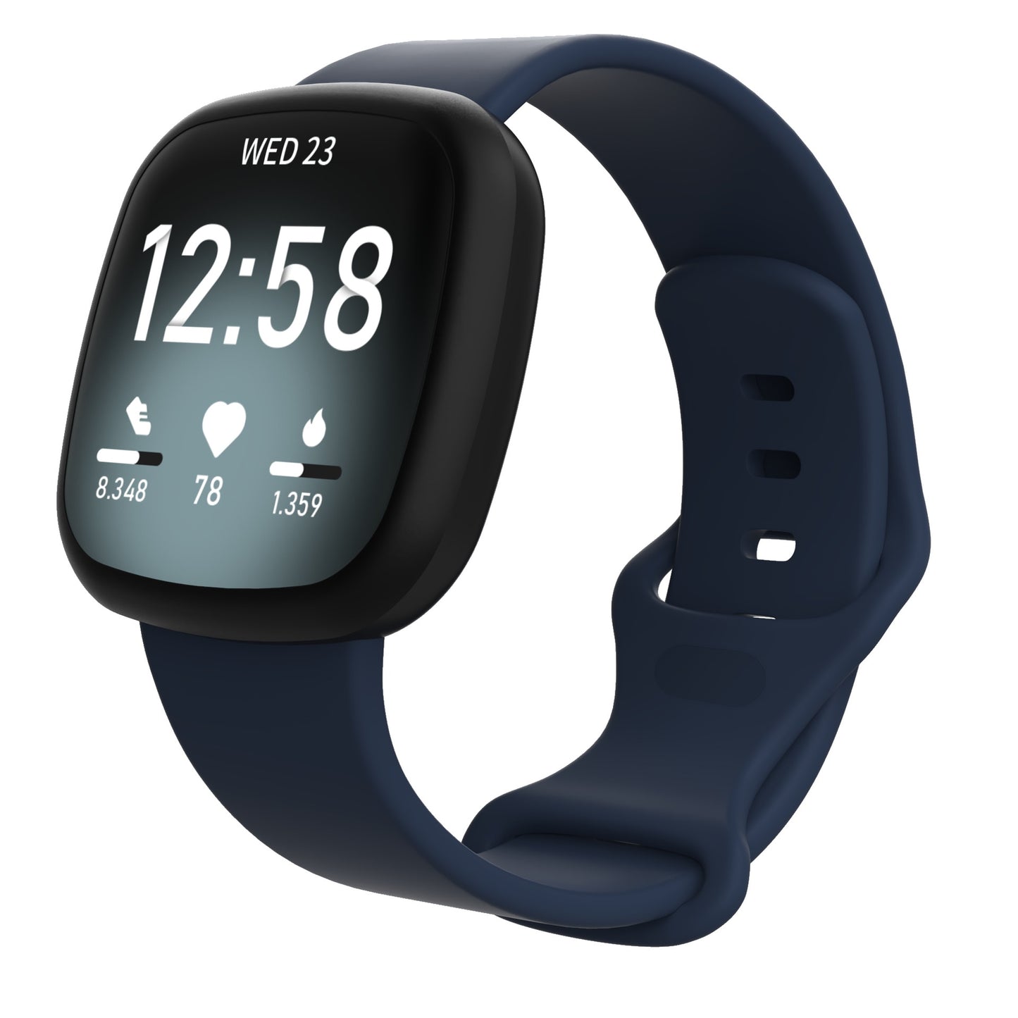 Fitbit Versa 3 Silicone Watch Strap