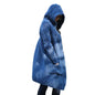 Women's hooded single-breasted long-sleeved sweater cardigan