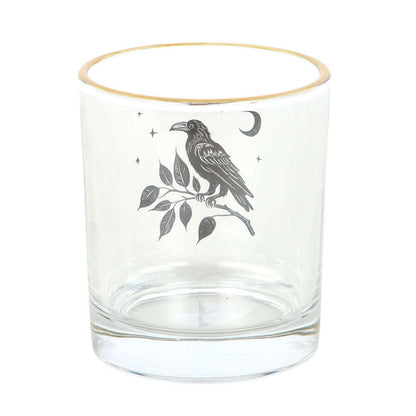 Verre à Corbeau Perché Cadeaux Gothiques