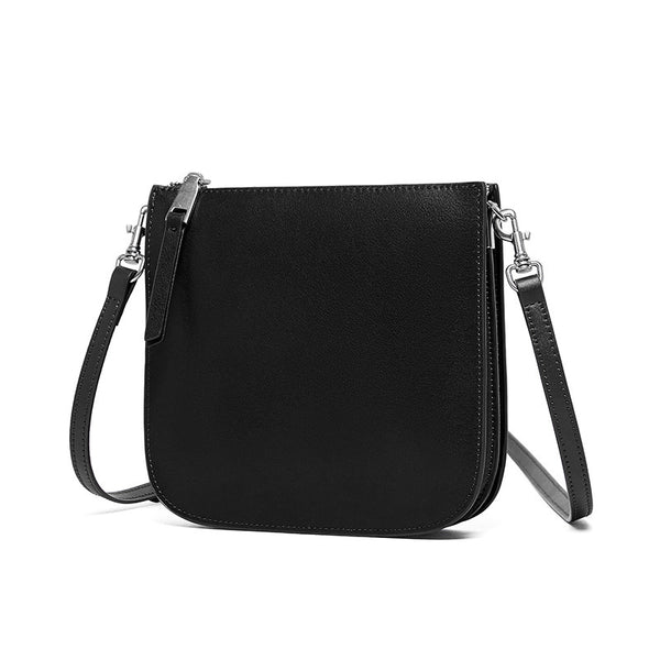 Women's Bucket Underarm Bag - Genuine Leather Hobo