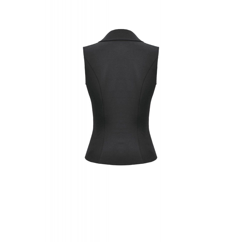 Dark in Love Gilet Corset Punk clouté à lacer