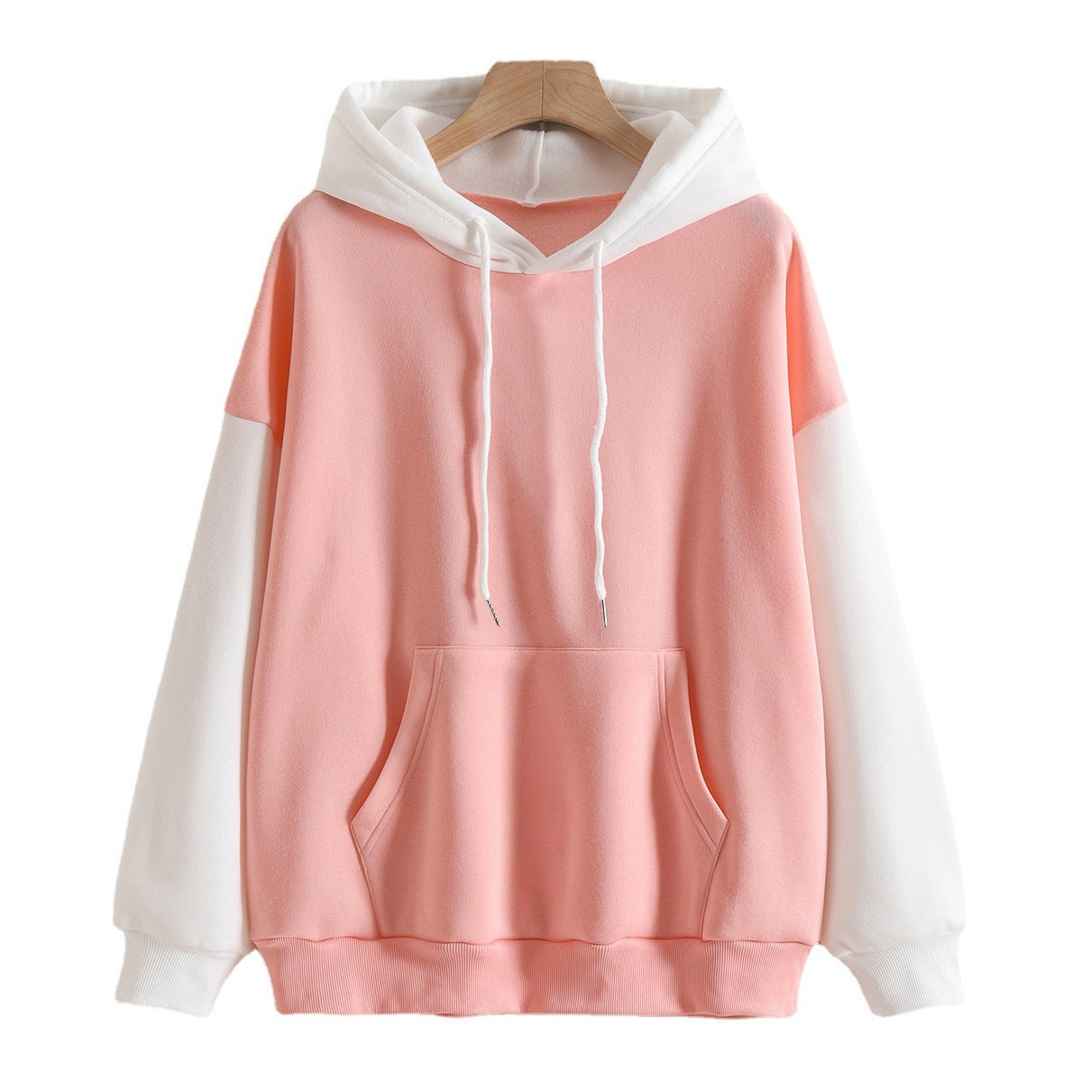 Women's Loose Patchwork Hoodies