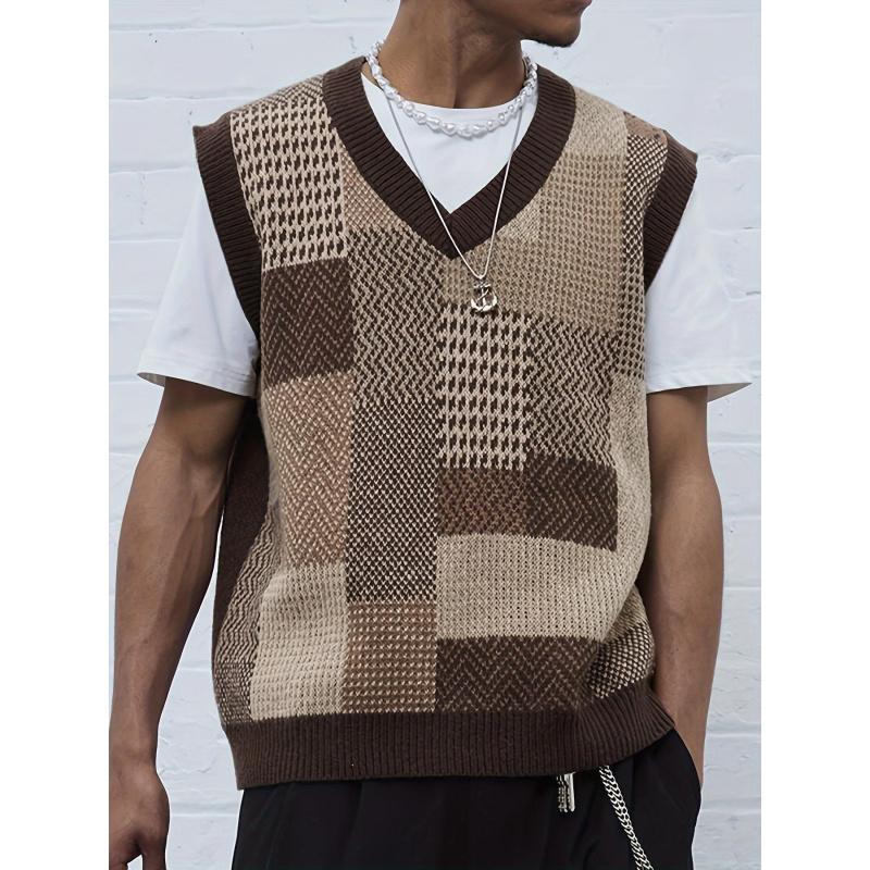 Men's Casual Collar Knitted Vest